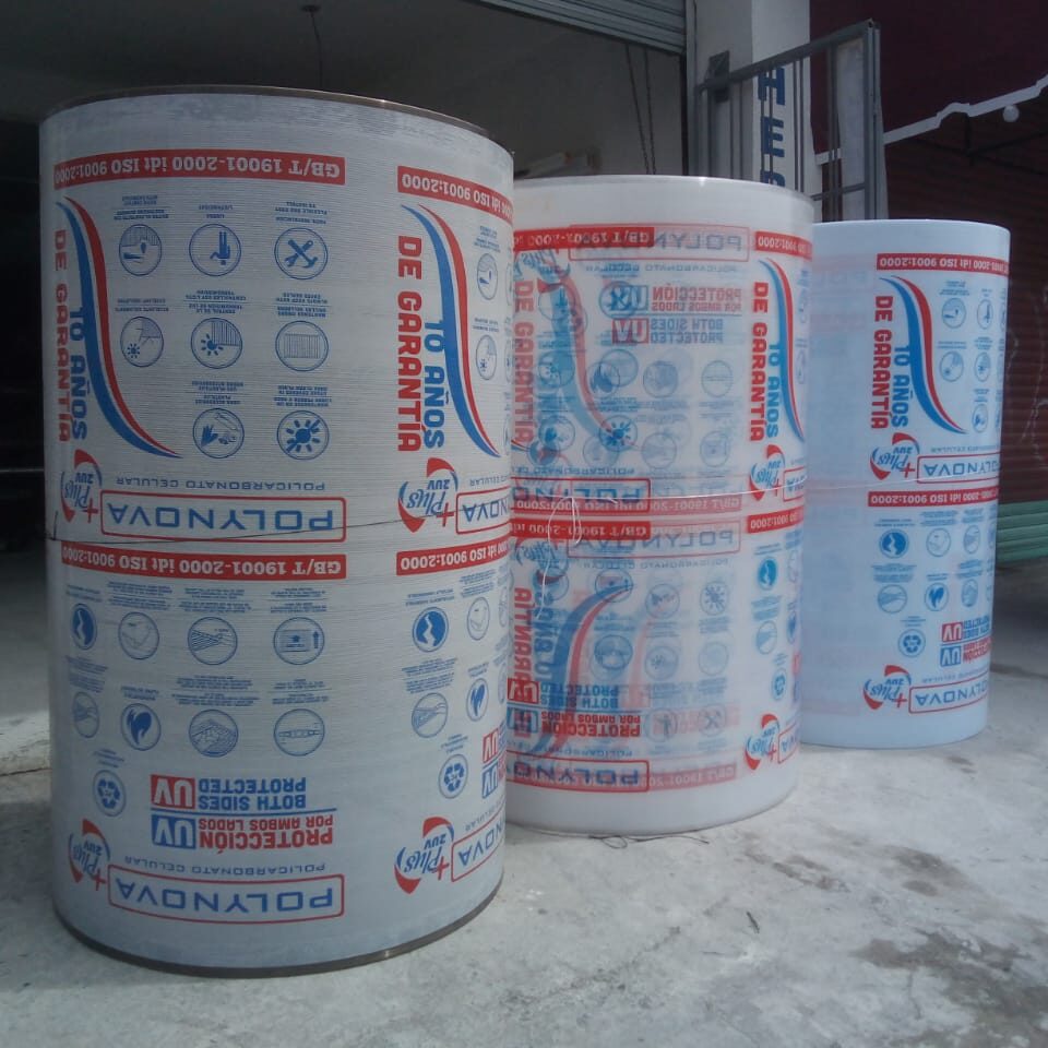 Rollos de Policarbonato Cristal